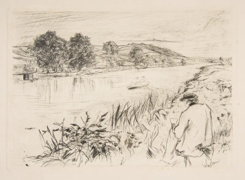 Sketching No. 1 Wall Art by James McNeill Whistler - High-Resolution Digital Print