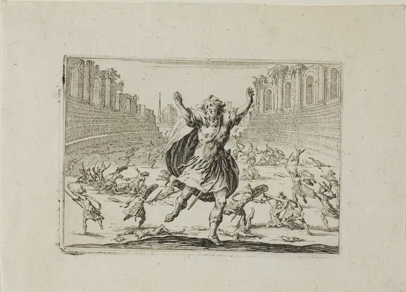 Skirmish in the Circus, from The Caprices