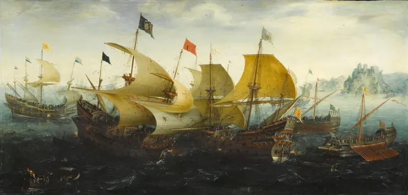Slag bij Cadiz Wall Art by Unknown - High-Resolution Digital Print