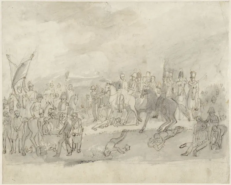 Slag bij Waterloo Wall Art by Jan Willem Pieneman - High-Resolution Digital Print