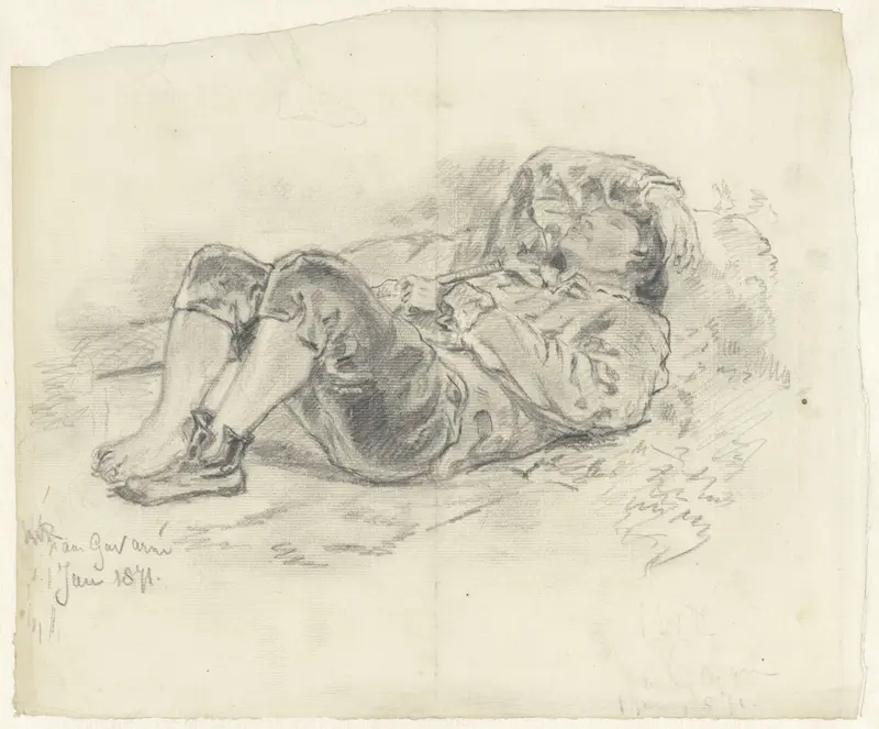 Slapende jongen Wall Art by jonkheer Barthold Willem Floris van Riemsdijk - High-Resolution Digital Print