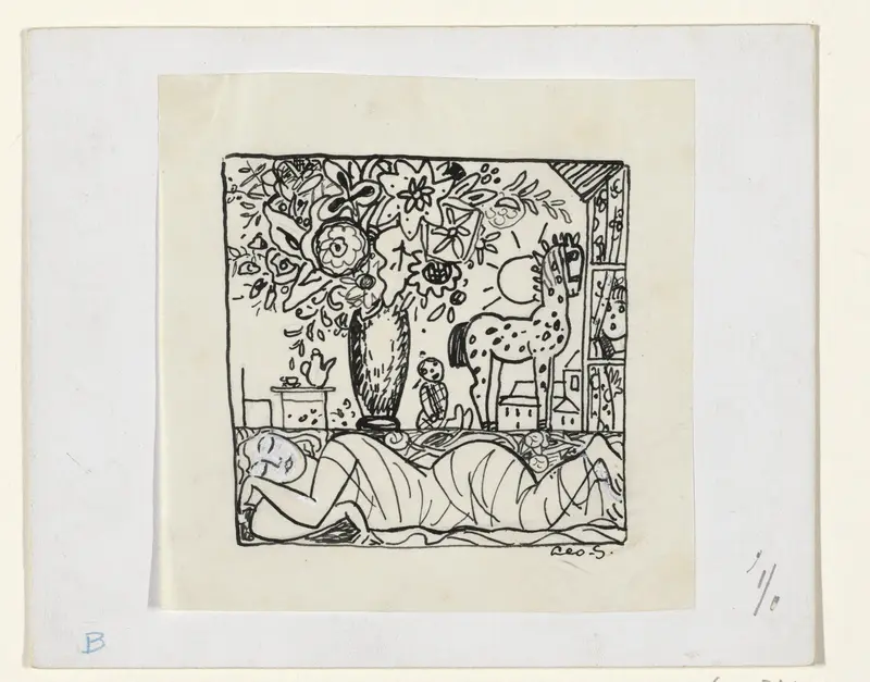 Slapende vrouw Wall Art by Unknown - High-Resolution Digital Print