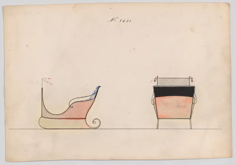 Sleigh # 3421 Wall Art by Brewster & Co. - High-Resolution Digital Print