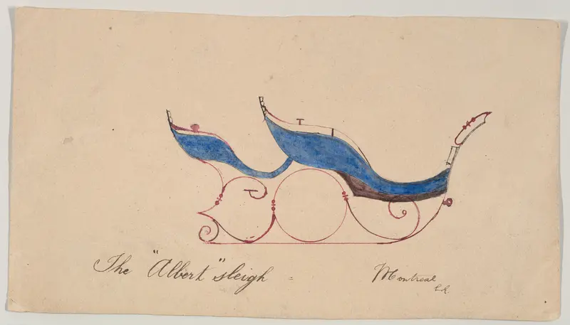 Sleigh (unnumbered) Wall Art by Brewster & Co. - High-Resolution Digital Print