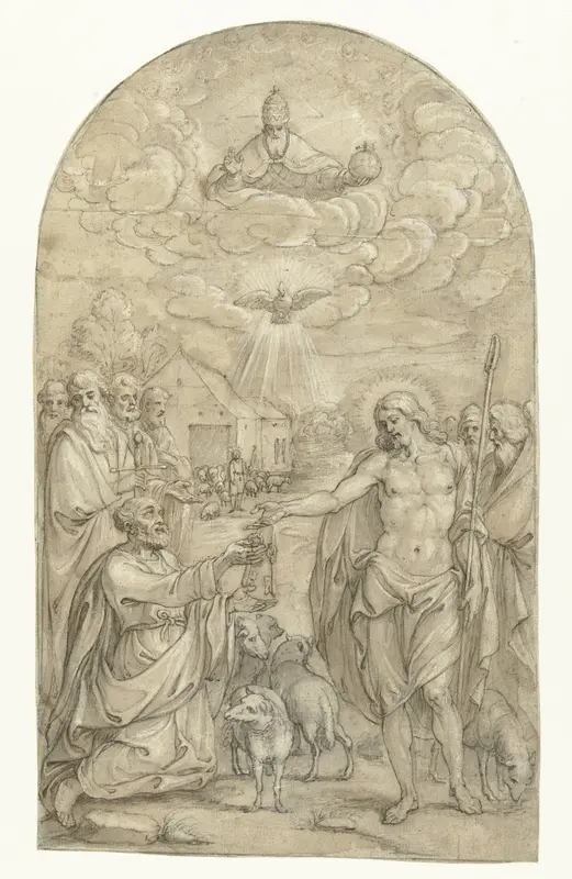 Sleuteloverdracht Wall Art by Pieter de Jode (I) - High-Resolution Digital Print