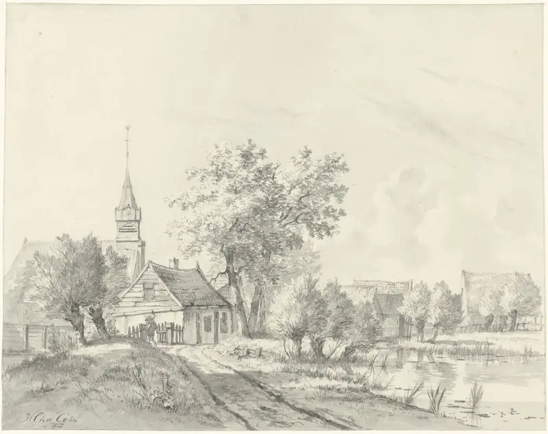 Sloten, gezien vanaf de Osdorperweg Wall Art by Hendrik Gerrit ten Cate - High-Resolution Digital Print
