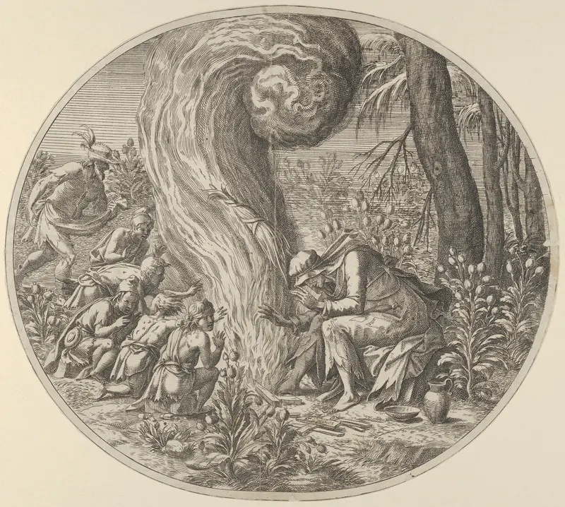 Sloth, from "Seven Deadly Sins" Wall Art by Léon Davent - High-Resolution Digital Print