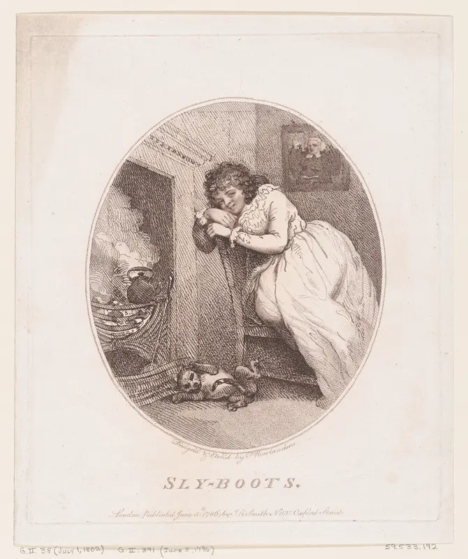 Sly-boots Wall Art by Thomas Rowlandson - High-Resolution Digital Print