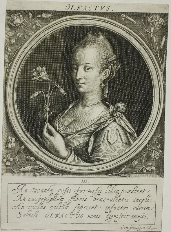 Smell, plate three from The Five Senses Wall Art by Jacob van der Heyden - High-Resolution Digital Print