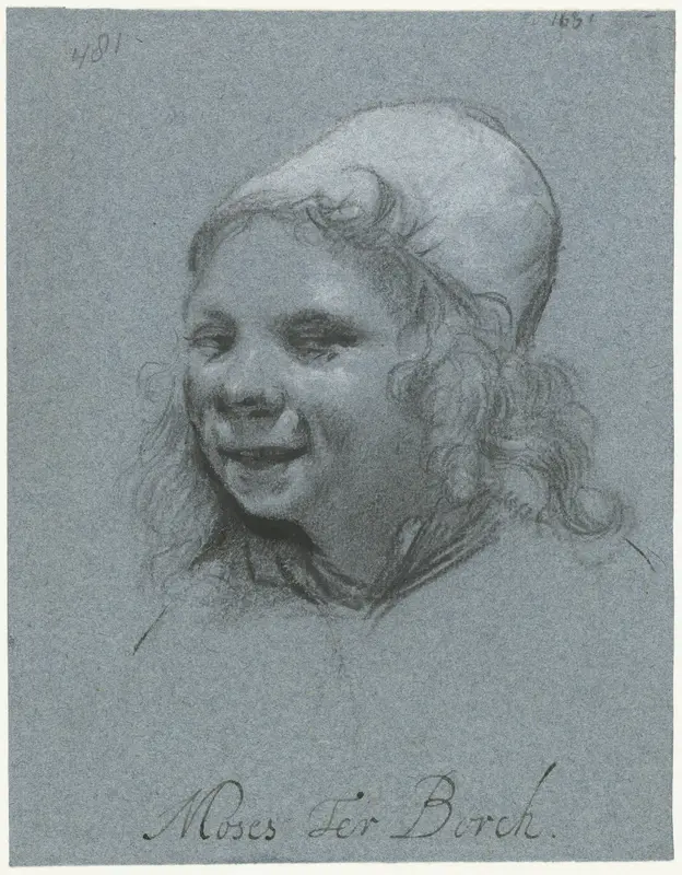 Smiling Self-portrait, from the Side Wall Art by Unknown - High-Resolution Digital Print
