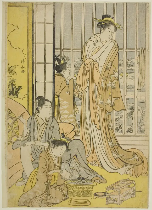Snowy Morning in the Pleasure Quarters (Seiro yuki no ashita)