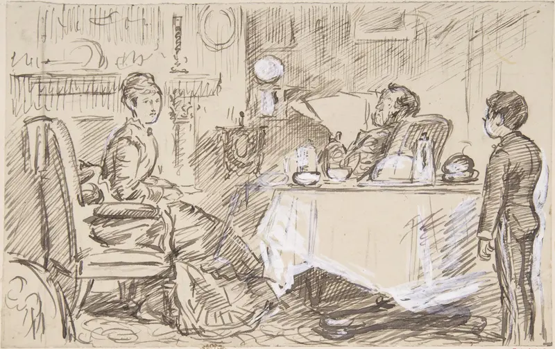 "So Considerate" Wall Art by Charles Samuel Keene - High-Resolution Digital Print