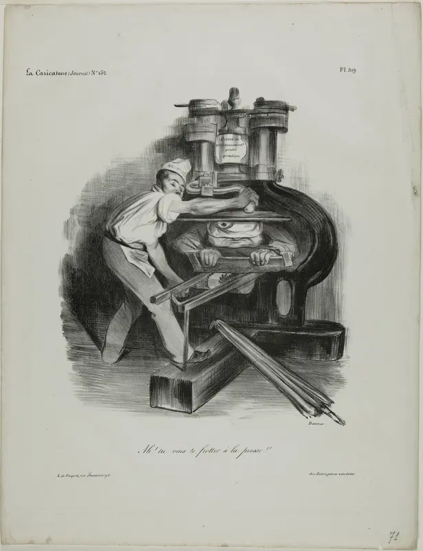 "So, you want to meddle with the press!," plate 319