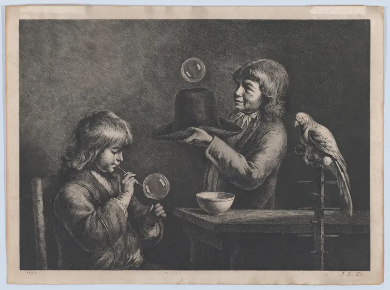 Soap Bubbles Wall Art by Jean Jacques de Boissieu - High-Resolution Digital Print