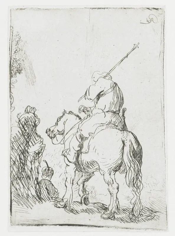 Soldaat met tulband te paard Wall Art by Unknown - High-Resolution Digital Print