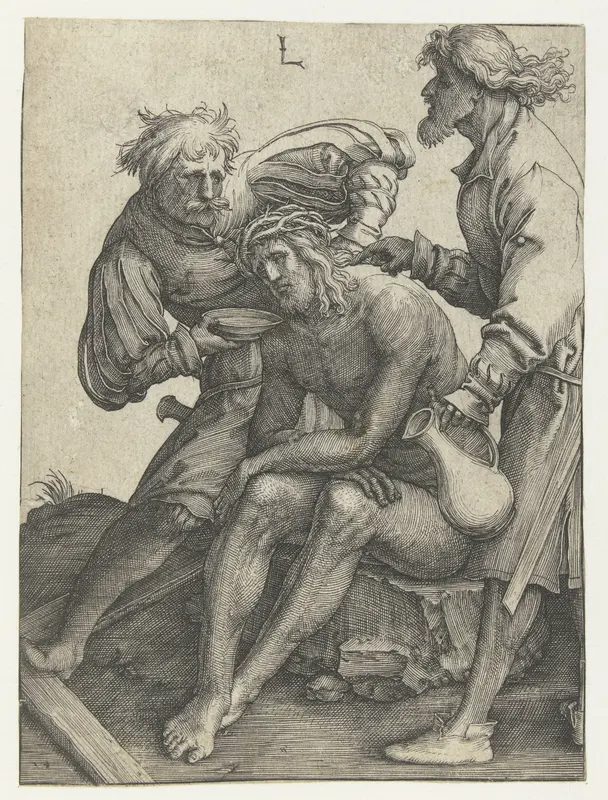 Soldaten geven Christus te drinken Wall Art by Unknown - High-Resolution Digital Print