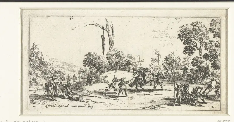 Soldaten overvallen reizigers Wall Art by Jacques Callot - High-Resolution Digital Print
