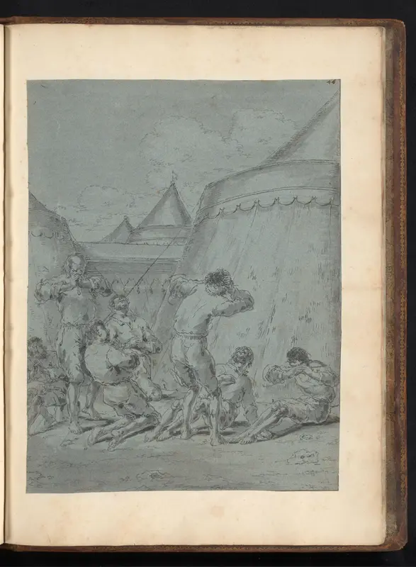 Soldaten van Alexander de Grote vragen vergiffenis Wall Art by Leonaert Bramer - High-Resolution Digital Print