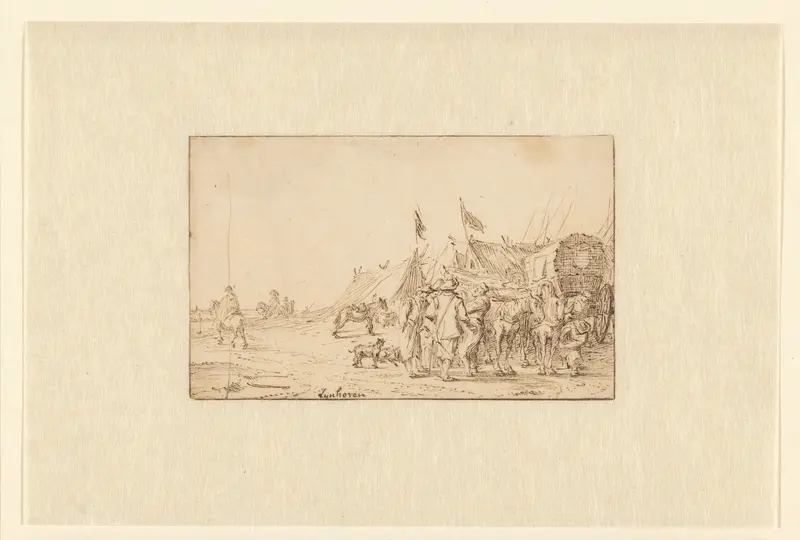 Soldatenkamp Wall Art by Nicolaes van Lijnhoven - High-Resolution Digital Print