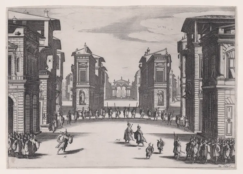 Soliman, 3e Acte, from "Soliman" Wall Art by Jacques Callot - High-Resolution Digital Print