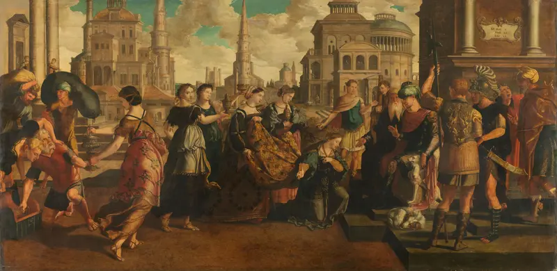 Solomon and the Queen of Sheba Wall Art by Unknown - High-Resolution Digital Print