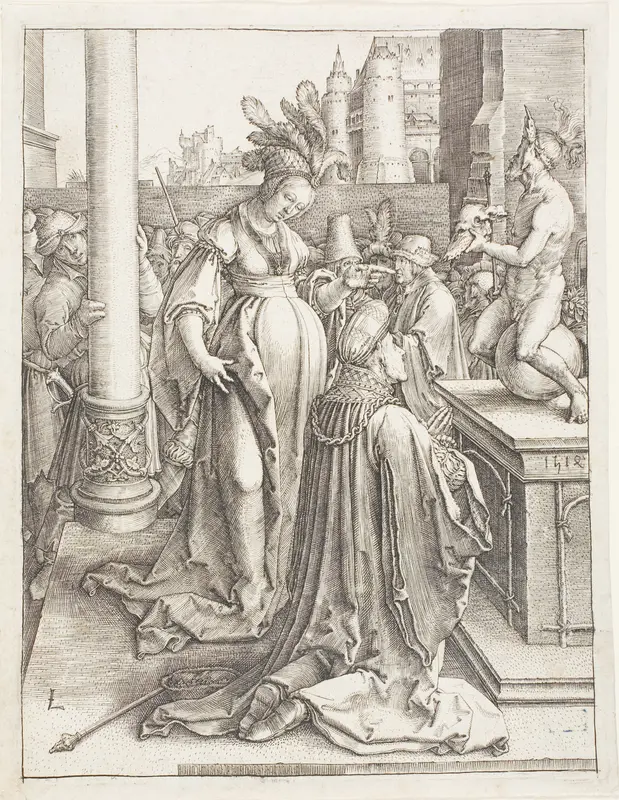 Solomon's Idolatry Wall Art by Lucas van Leyden - High-Resolution Digital Print