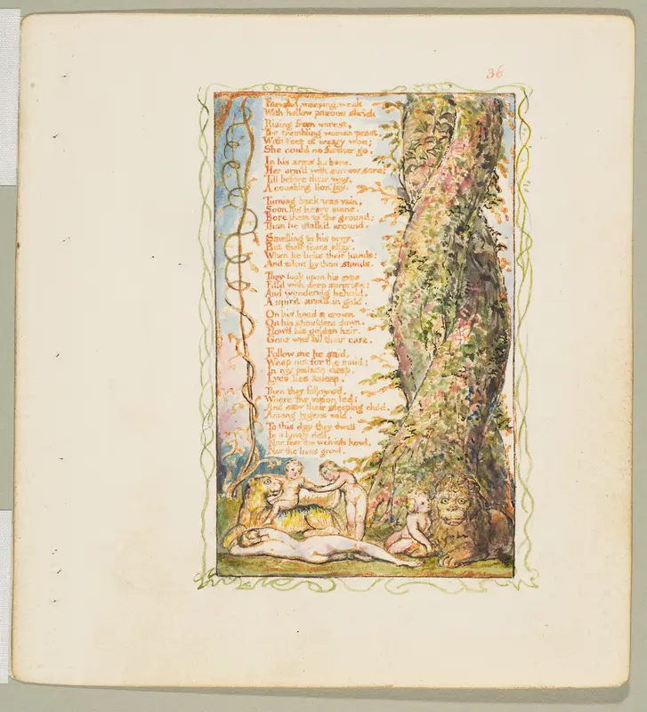 Songs of Experience: The Little Girl Found (second plate)