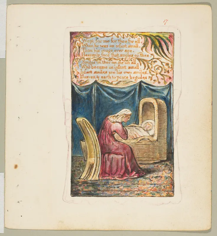 Songs of Innocence: A Cradle Song (second plate)