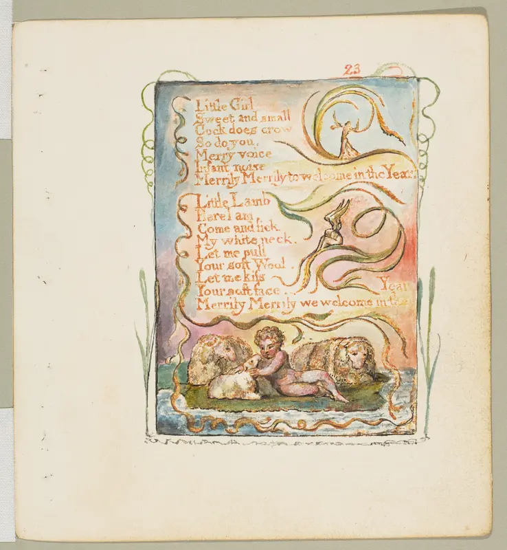 Songs of Innocence: Spring (second plate)