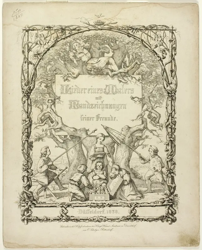 Songs of the Painters with Etchings Wall Art by Rudolph von Normann - High-Resolution Digital Print