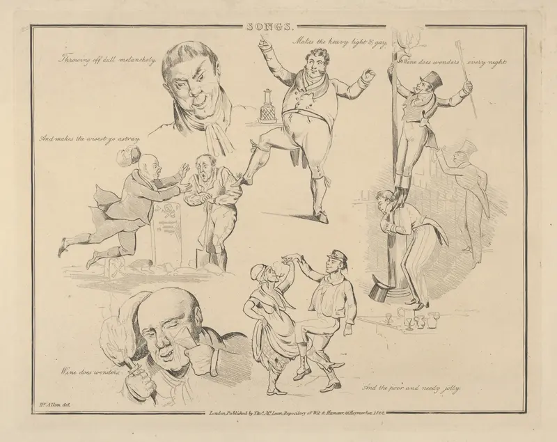 Songs: "Throwing off dull melancholy..." Wall Art by Henry Thomas Alken - High-Resolution Digital Print