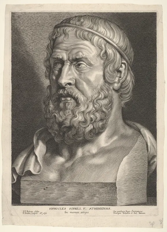 Sophocles Wall Art by Paulus Pontius - High-Resolution Digital Print