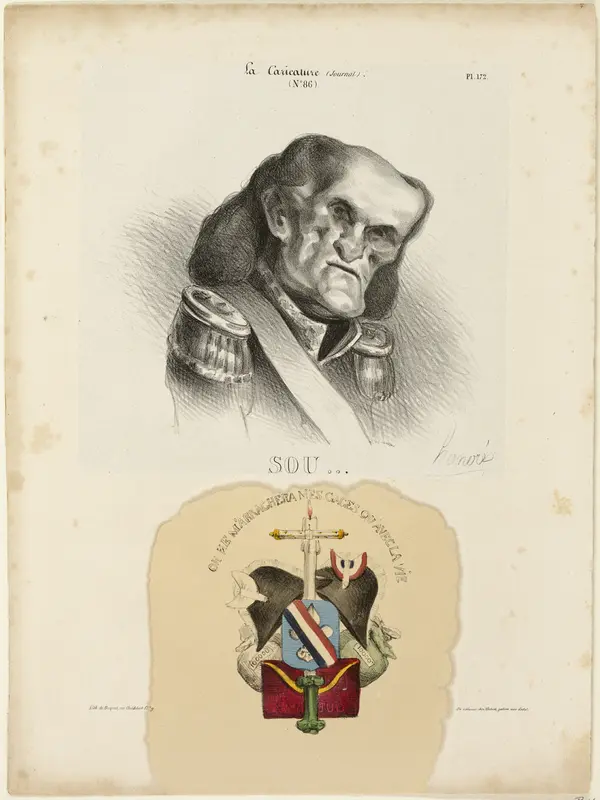 Sou..., plate 172 from Célébrités de la Caricature