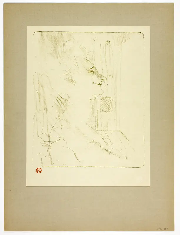 Soûlarde, plate six from Yvette Guilbert