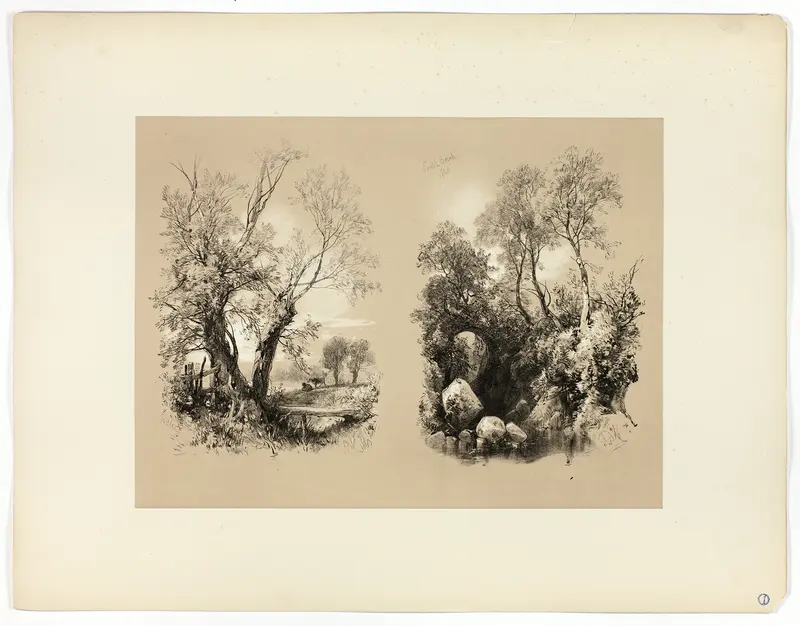 South Brent, from Picturesque Selections Wall Art by James Duffield Harding - High-Resolution Digital Print