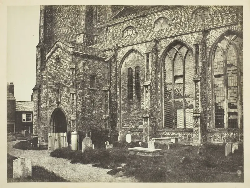 Southside of Cromer Church Wall Art by Benjamin Brecknell Turner - High-Resolution Digital Print
