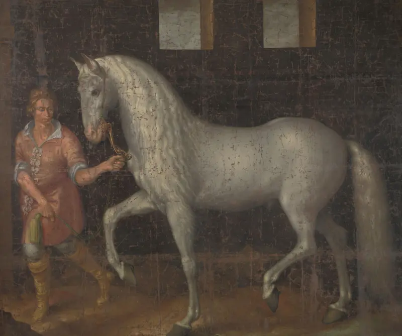 Spaanse strijdhengst Wall Art by Jacques de Gheyn (II) - High-Resolution Digital Print