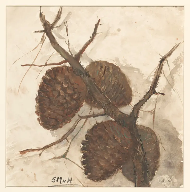 Sparappels aan een tak Wall Art by Sientje Mesdag-van Houten - High-Resolution Digital Print