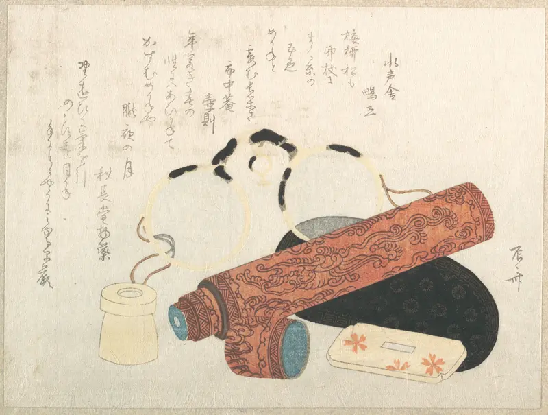 Spectacles and Telescope with Cases