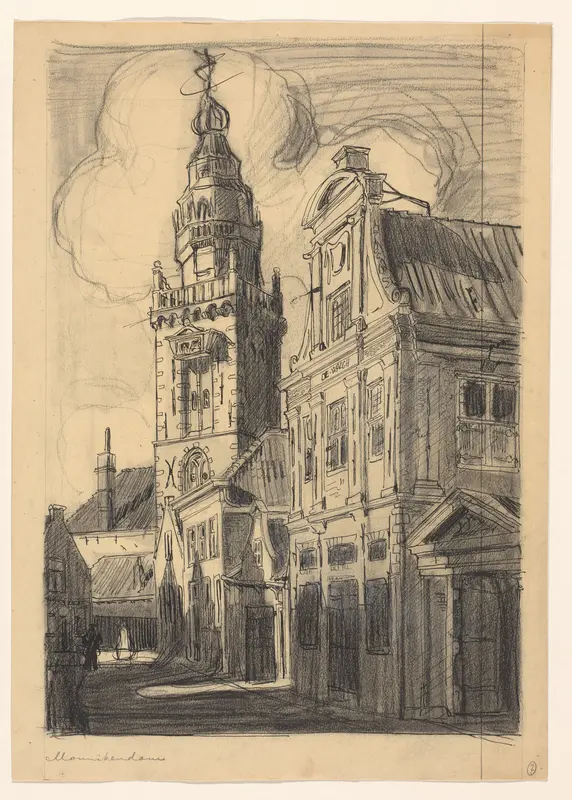 Speeltoren en Waag te Monnickendam Wall Art by Wijnand Otto Jan Nieuwenkamp - High-Resolution Digital Print