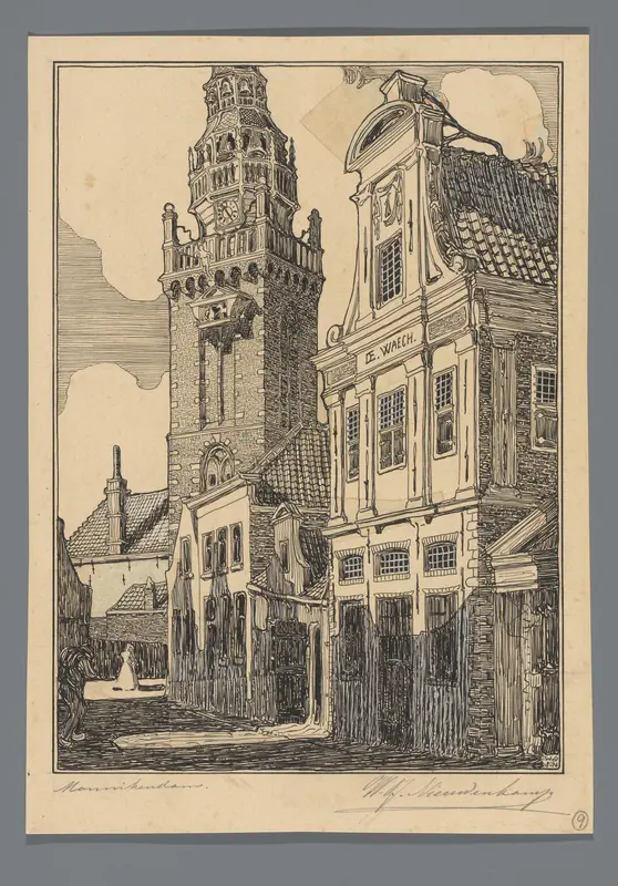 Speeltoren en Waag te Monnickendam Wall Art by Unknown - High-Resolution Digital Print