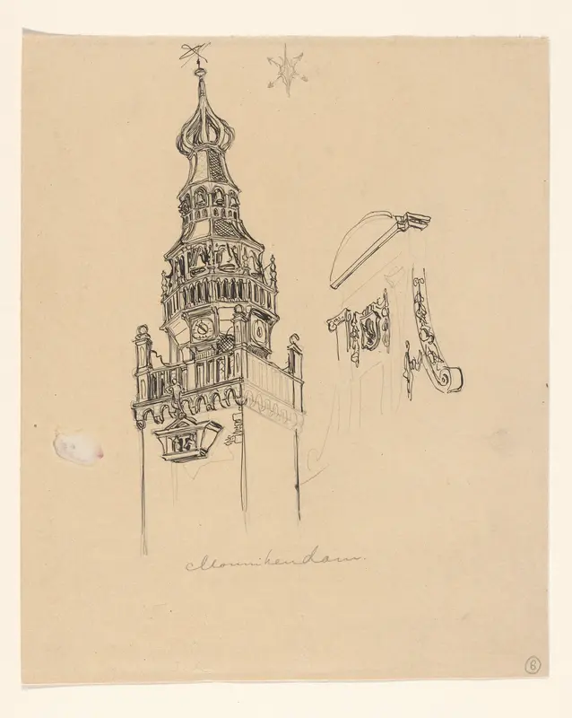 Speeltoren te Monnickendam Wall Art by Wijnand Otto Jan Nieuwenkamp - High-Resolution Digital Print