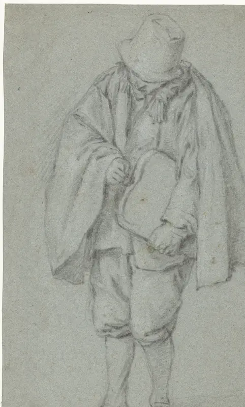 Spelende liereman Wall Art by Adriaen van Ostade - High-Resolution Digital Print