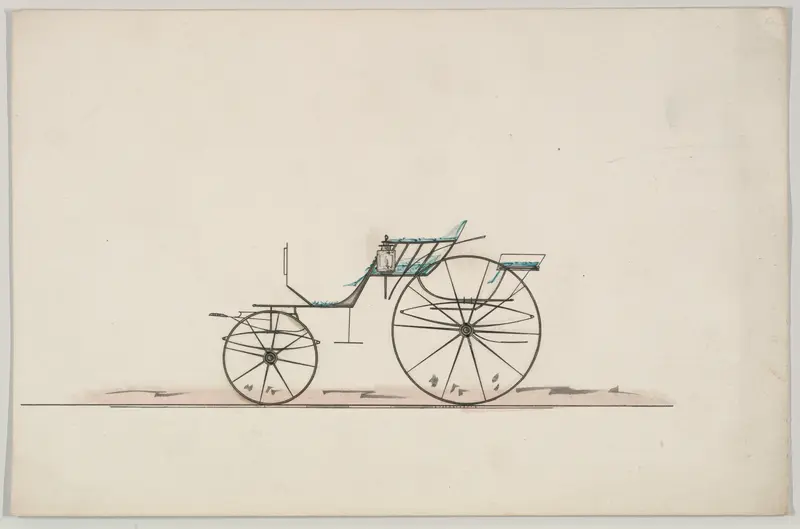 Spindle Seat Phaeton (unnumbered) Wall Art by Brewster & Co. - High-Resolution Digital Print