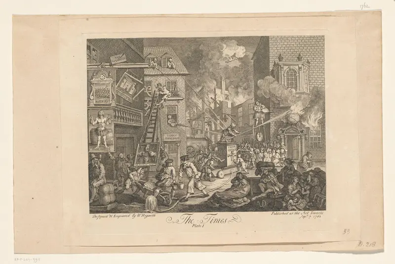 Spotprent op de toestand in het land, 1762 Wall Art by anonymous - High-Resolution Digital Print