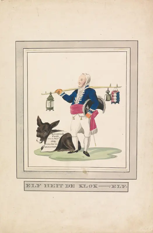 Spotprent op Talleyrand, 1813 Wall Art by anonymous - High-Resolution Digital Print