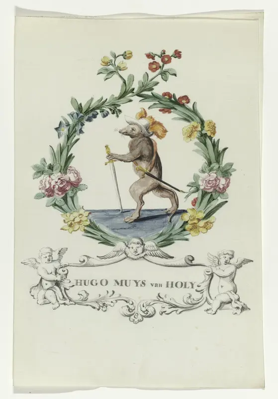 Spotprent van Hugo Muys van Holy Wall Art by anonymous - High-Resolution Digital Print