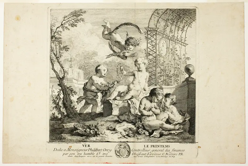 Spring, plate one from Le Quatre Saisons