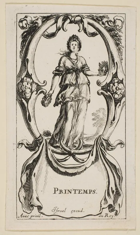 Spring (Printemps), from 'The Four Seasons' by Stefano della Bella - High-Resolution Digital Print