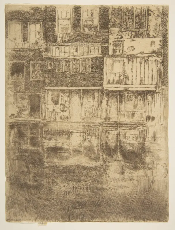 Square House, Amsterdam Wall Art by James McNeill Whistler - High-Resolution Digital Print